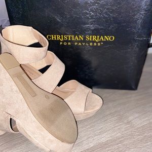 Christian Siriano shoes. Size 7 Wedge. Brand New